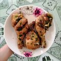 Cooksnap của Nấm rơm khi họ làm theo món Tỏi gà, cánh gà chiên mắm