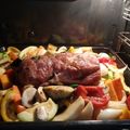 El cooksnap de Loly Montiel Moreno cuando hizo Rôti (cabeza de lomo) al horno con verduras.
