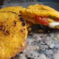 El cooksnap de Luly Tourret cuando hizo Arepas de polenta.
