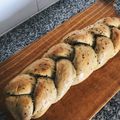 El cooksnap de Serena Di Marco cuando hizo Pan casero trenzado con harina común.