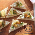 El cooksnap de Yvette cuando hizo Canapés de Queso Philadelphia y Choritos Ahumados.
