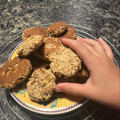 El cooksnap de maria rita murillo cuando hizo Galletas de avena y miel sin harina.