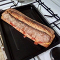 El cooksnap de Ainhoa cuando hizo Chapatas rellenas de verduras asadas con bacalao.