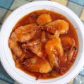 Cooksnap dari linggam untuk resep Udang saos padang