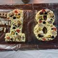 El cooksnap de Sofia Alcaire cuando hizo NUMBER CAKE de galleta para cumpleaños 1️⃣8️⃣🎉🎊.