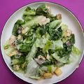 Cooksnap dari it's a wolf thing! untuk resep Ceasar Salad, with homemade dressing!
