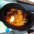 El cooksnap de sckandey cuando hizo Fabada Crock Pot.