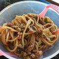 รูป Cooksnap ของ สุดารัตน์ คงดวง เมื่อเขาทำ สปาเก็ตตี้ซอสแดง (อกไก่)