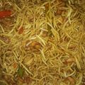 Ardra Kurien's cooksnap of when they made Spicy Chilli Garlic Prawn Noodles.