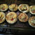 El cooksnap de Pol cuando hizo Mini pizzas con base de berenjena.