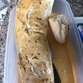 El cooksnap de Maira Quintana cuando hizo Pan casero relleno.