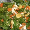 El cooksnap de Kiko cuando hizo Ensalada de espinaca y plátano.