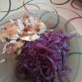 El cooksnap de Silvia Balzaretti cuando hizo Repollo morado o col lombarda.