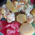 El cooksnap de Belu Aibar cuando hizo Alitas de pollo al horno con papas a la provenzal😀.
