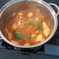 El cooksnap de America Cornejo cuando hizo Cerdo agridulce o cerdo chino.
