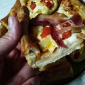 Cooksnap από Χριστίνα Μ στη συνταγή Πεϊνιρλί με ντομάτα μοτσαρέλα,βασιλικό και γαλοπούλα καπνιστή 😋