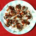 Sanuber Ashrafi's cooksnap of when they made Moong dal dahi vada.