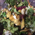El cooksnap de Mónica BBonald cuando hizo Ensalada de canónigos y mango.