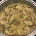 El cooksnap de Katrina Penalva cuando hizo Medallones de merluza en salsa cremosa de tomate seco, setas y albahaca.