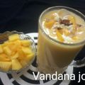 Vandana Johri का कुकस्नैप जब उन्होंने खसखस ड़्राइफ्रूटस मैंगो शेक बनाया था।