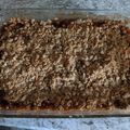 Ross Campbell's cooksnap of when they made Apple Crisp.