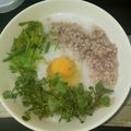 Cooksnap của Bòn Bon khi họ làm theo món Cháo thịt băm(giải cảm)