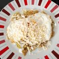 El cooksnap de María José cuando hizo Chilaquiles verdes con huevo.