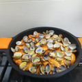 El cooksnap de Mati BR cuando hizo Zarzuela de pescados y mariscos.