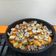 El cooksnap de Mati BR cuando hizo Zarzuela de pescados y mariscos.