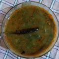 Vanika Agrawal's cooksnap of when they made Daal-palak-methi mix.