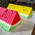 Cooksnap dari Yesi Nurullaili untuk resep Bolu semangka kukus 🍉🍉