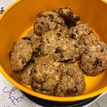 Nelly Soós Cooksnap-ja, amikor elkészítette a(z) Étcsokis-zabpelyhes keksz receptet.