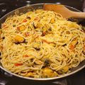 Stacy Mcglone's cooksnap of when they made Spaghetti With Mussels In A Garlic, Butter & Chilli Sauce.