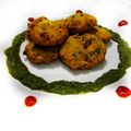 Er. Amrita Shrivastava 's cooksnap of when they made Nariyal chana dal vada.