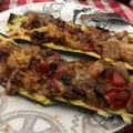 El cooksnap de Ainoa Doñas cuando hizo Calabacines rellenos de pimientos fritos y queso con judías verdes al vapor.
