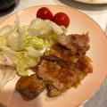 anattu☆'s cooksnap of when they made 病みつきオニオンソースde豚ヒレステーキ.