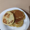 El cooksnap de Abichuela cuando hizo Hotcakes saludables de banana.