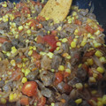 El cooksnap de Yvette cuando hizo Tomaticán (Guiso de Tomates).