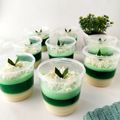 Cooksnap dari Daniar untuk resep Puding Busa Pandan Lapis