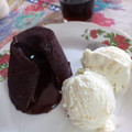El cooksnap de Lourdes Olivera cuando hizo Volcán de Chocolate.
