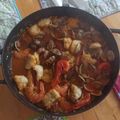El cooksnap de Cesc Frago cuando hizo Zarzuela de pescado y marisco.