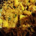 Vaishali Arora's cooksnap of when they made Pumpkin and soyabean fry.