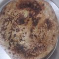 Jeetu Dhama1's cooksnap of when they made Aalu ke parathe.