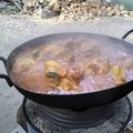 El cooksnap de Leonardo Di Meglio cuando hizo Pollo al disco.