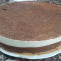 El cooksnap de Maria del Carmen cuando hizo Tarta de queso y chocolate.