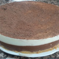 El cooksnap de Maria del Carmen cuando hizo Tarta de queso y chocolate.