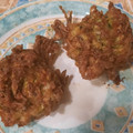 El cooksnap de Merche cuando hizo Tortitas de calabacín.