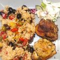 Zoltán Ritter Cooksnap-ja, amikor elkészítette a(z) Mediterrán csirkecombok zöldséges rizs ágyon receptet.