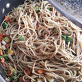El cooksnap de Maestra Abigail Moreno cuando hizo Fideos chinos con pollo y verduras.