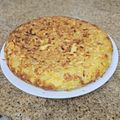 El cooksnap de Monica Gutierrez cuando hizo Tortilla de papa.